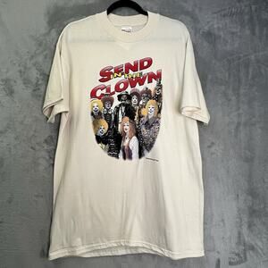 Vintage 1997 Exclusively Flambro Send‎ In The Clown T Shirt Mens L Rare